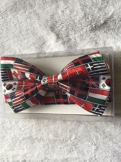 COUNTRY FLAGS BOWTIE
